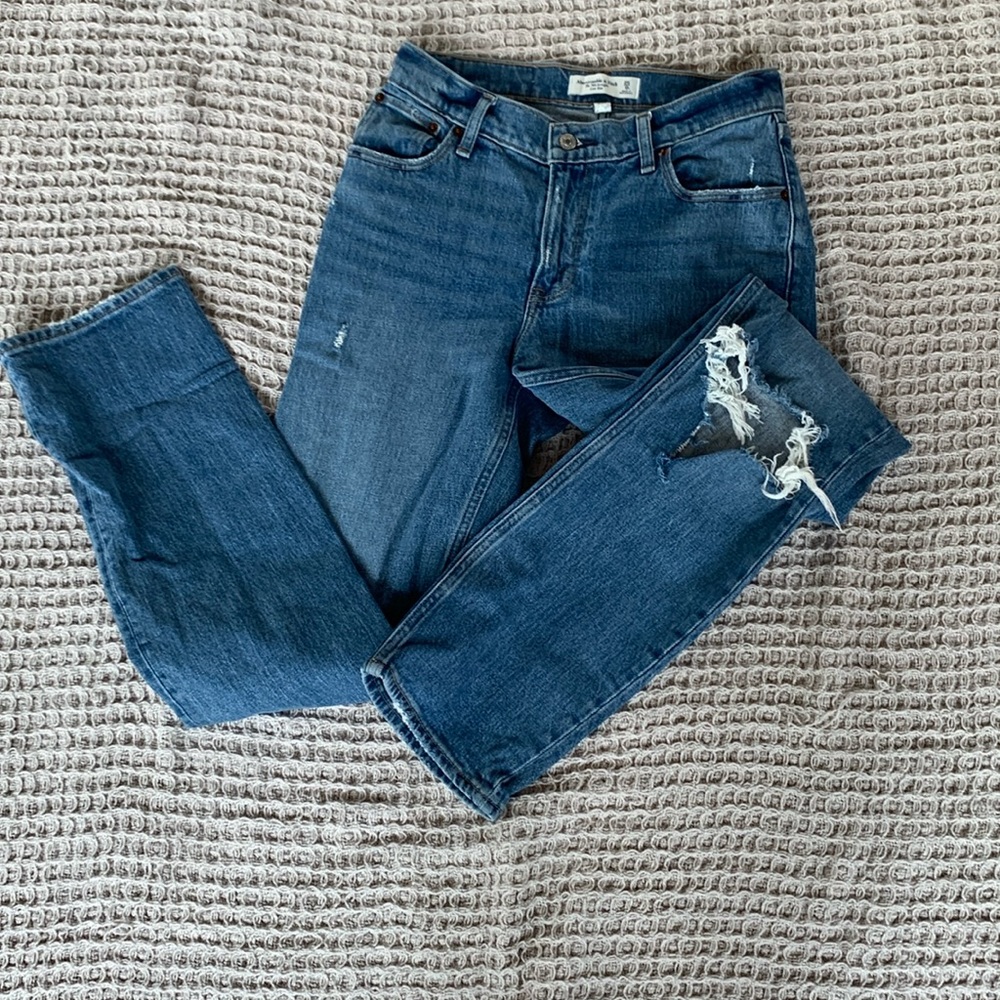 Abercrombie and Fitch the 90s straight low rise (curve love)